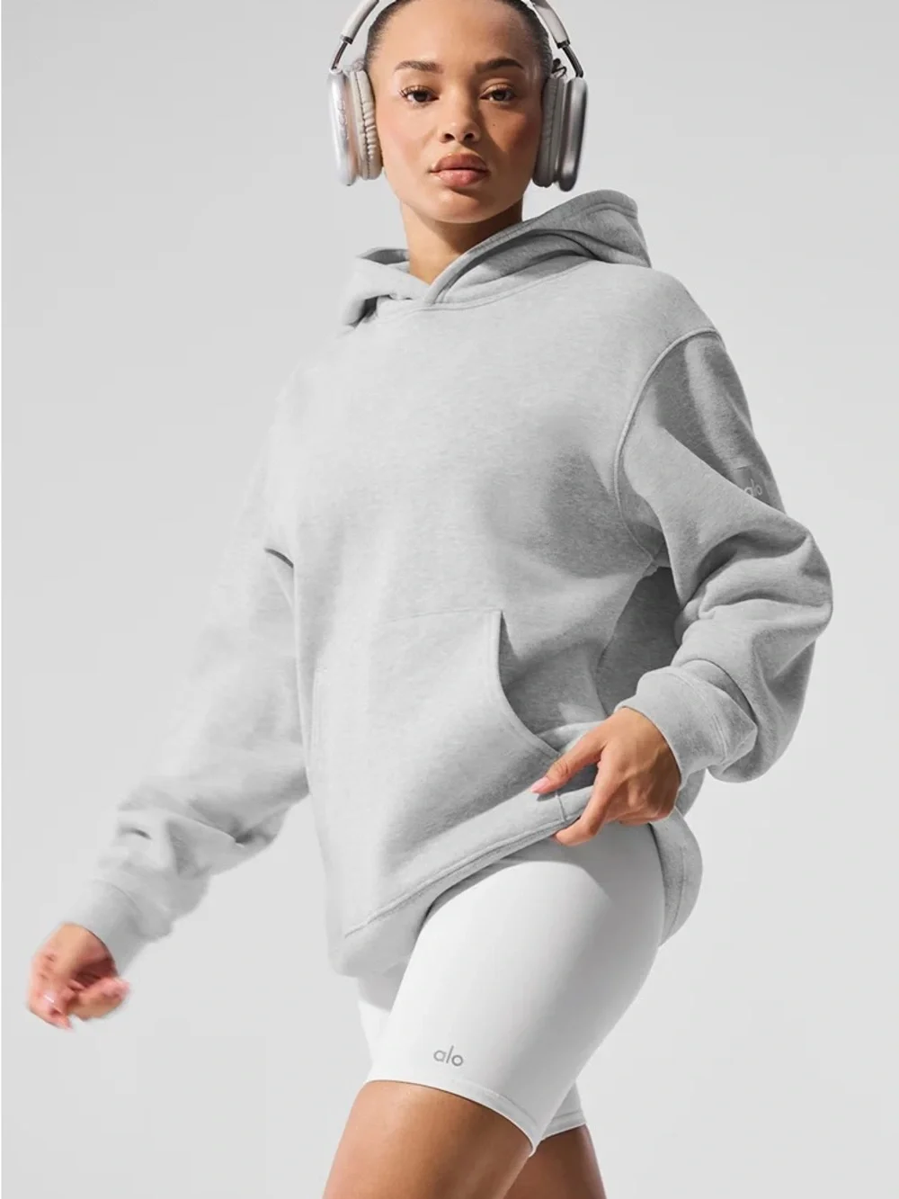 RENOWN HEAVY WEIGHT HOODY Athletic Heather Grey